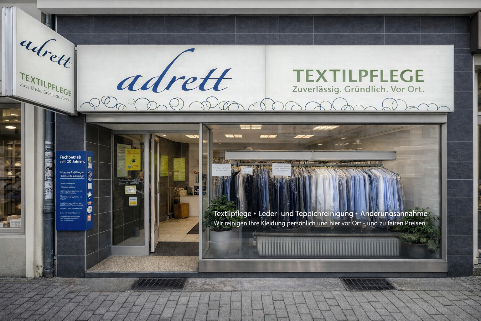 Adrett Textilpflege Ladengeschäft, Leipziger Str. 37, Frankfurt Bockenheim